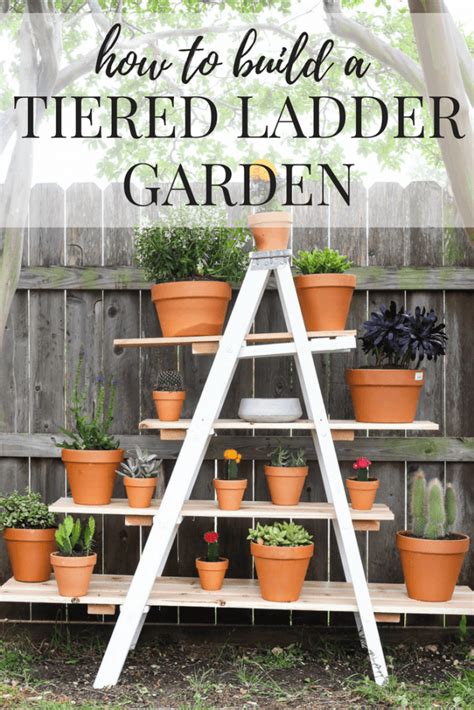 Tiered Ladder Plant Stand