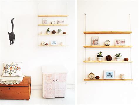 How to Create a Stylish and Functional Hanging Rope Shelf?